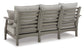 Visola Outdoor Sofa, Loveseat and 2 Lounge Chairs with Coffee Table and End Table