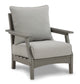 Visola Outdoor Sofa, Loveseat and 2 Lounge Chairs with Coffee Table and End Table