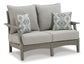 Visola Outdoor Sofa, Loveseat and 2 Lounge Chairs with Coffee Table and End Table