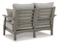 Visola Outdoor Sofa, Loveseat and 2 Lounge Chairs with Coffee Table and End Table