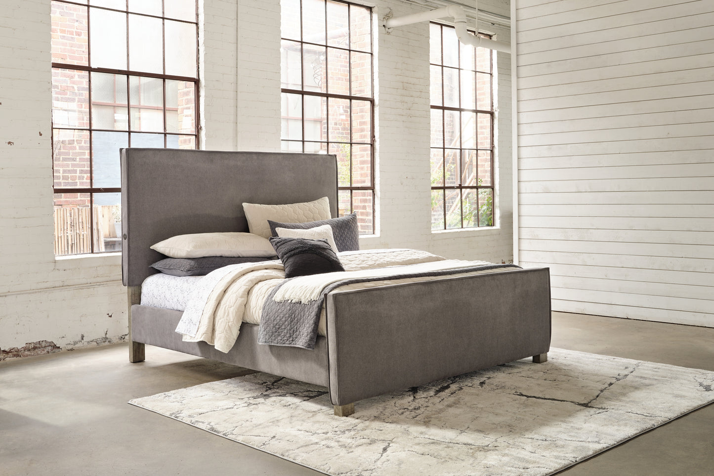 Krystanza  Upholstered Panel Bed