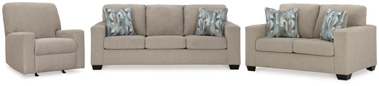 Deltona Sofa, Loveseat and Recliner