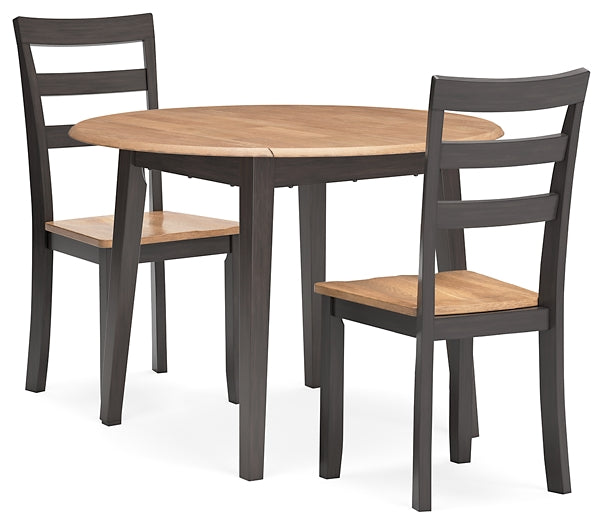 Gesthaven Dining Table and 2 Chairs