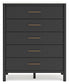 Cadmori Queen Upholstered Bed with Mirrored Dresser, Chest and 2 Nightstands