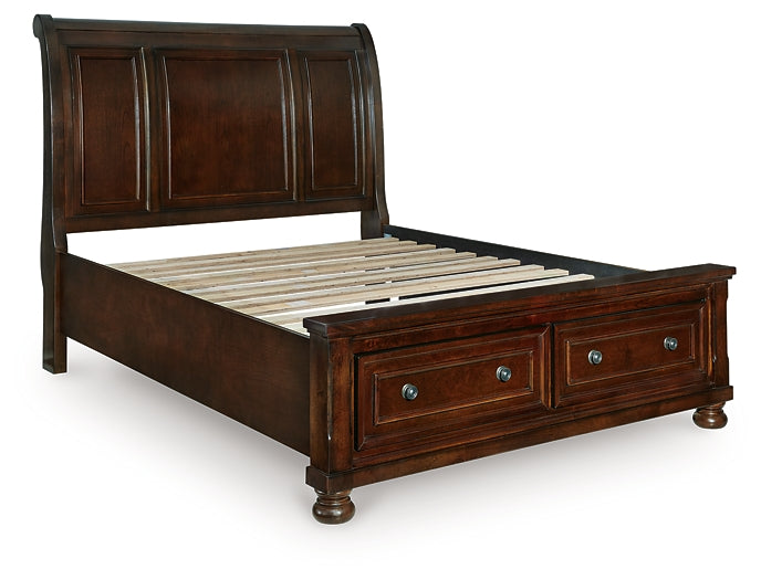 Porter Queen Sleigh Storage Bed