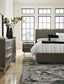 Arkenton Queen Panel Bed with Mirrored Dresser and 2 Nightstands