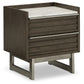 Arkenton Queen Panel Bed with Mirrored Dresser and 2 Nightstands