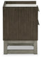 Arkenton Queen Panel Bed with Mirrored Dresser and 2 Nightstands