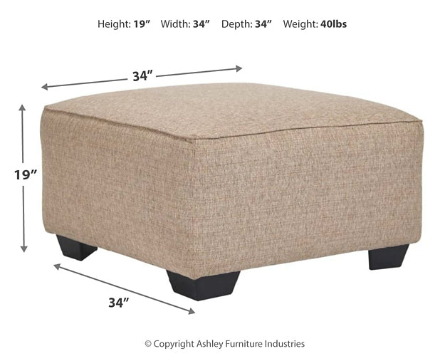 Baceno Oversized Accent Ottoman