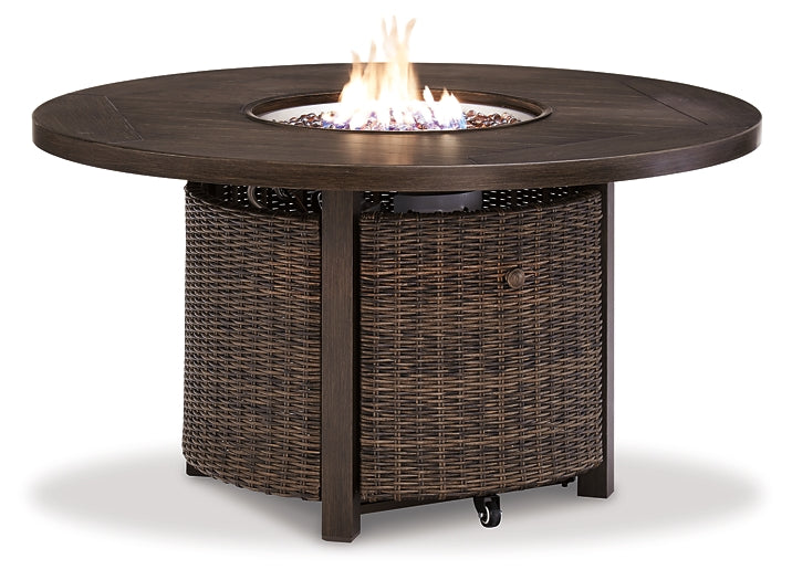 Paradise Trail Round Fire Pit Table