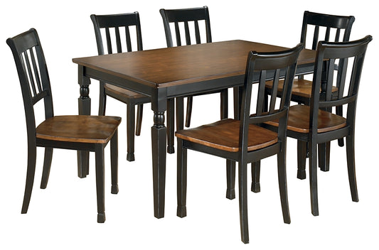 Owingsville Dining Table and 6 Chairs