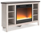 Dorrinson Corner TV Stand with Electric Fireplace