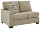 Lucina 2-Piece Sectional with Ottoman