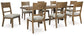 Cabalynn Dining Table and 8 Chairs