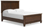 Danabrin Full Panel Bed with Mirrored Dresser, Chest and 2 Nightstands