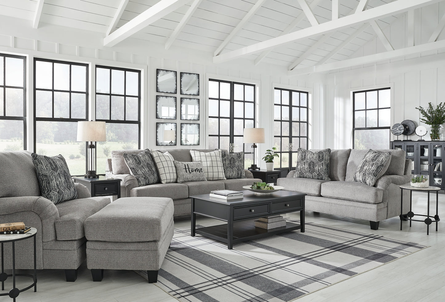 Davinca Sofa, Loveseat, Chair and Ottoman