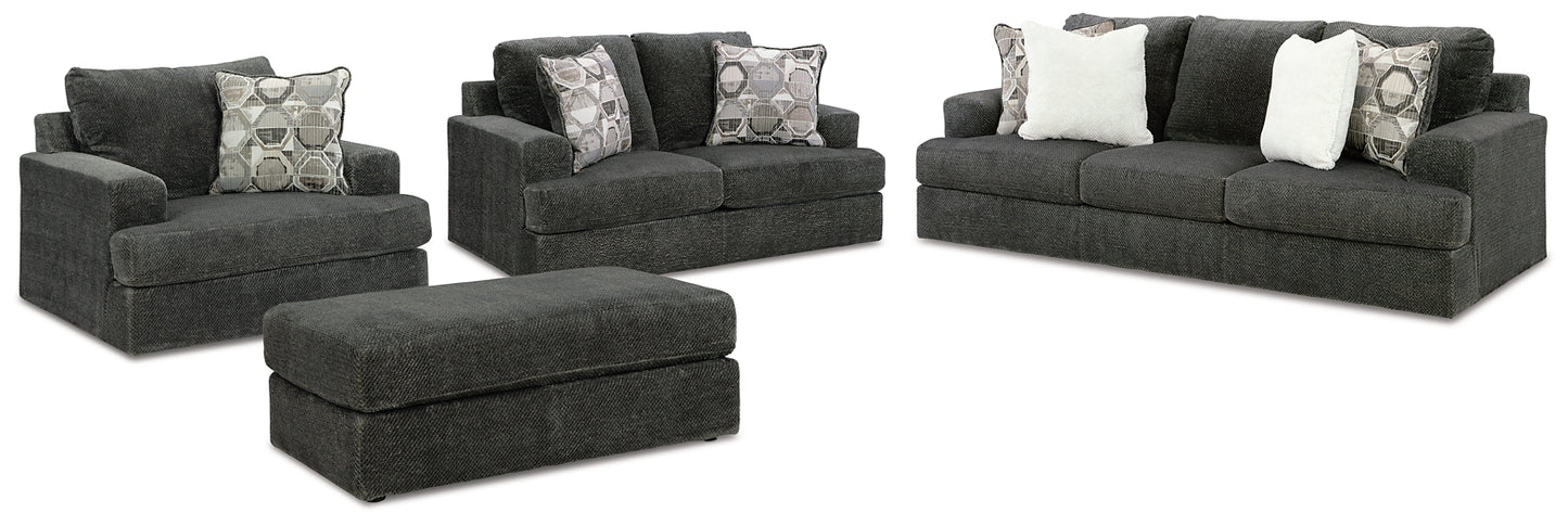 Karinne Sofa, Loveseat, Chair and Ottoman