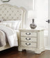 Arlendyne King Upholstered Bed with Mirrored Dresser and 2 Nightstands