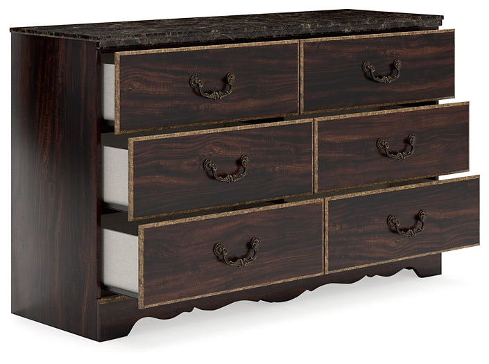 Glosmount Six Drawer Dresser