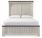 Darborn Queen Panel Bed with Mirrored Dresser, Chest and Nightstand