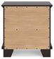 Covetown Two Drawer Night Stand